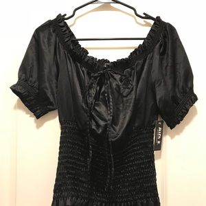 NWT Allen B - Black blouse